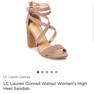 LC Lauren Conrad Womens High Heel Sandals